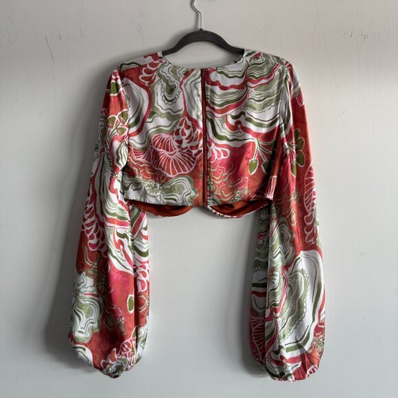 Andrea Iyamah Behati Cropped-Behati Top NWT, Size M - Picture 10 of 17